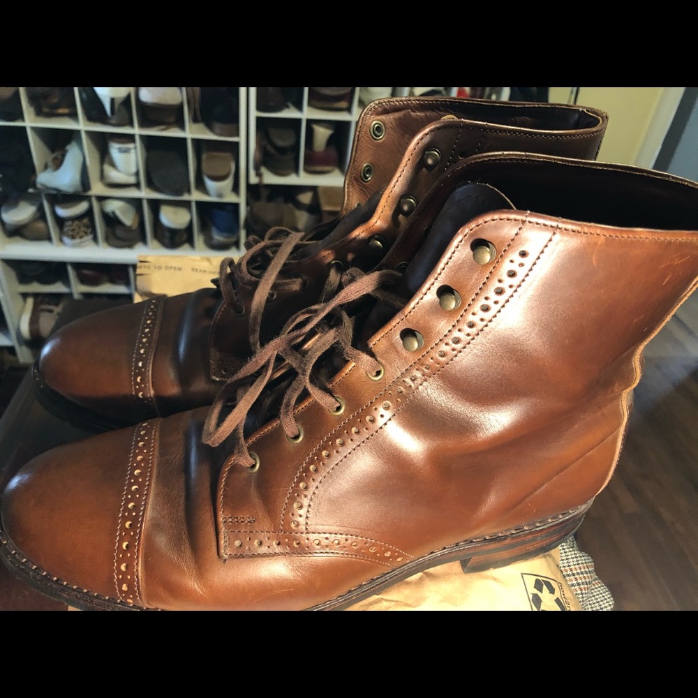Allen Edmonds Bayfield Boots Made in America 10.5